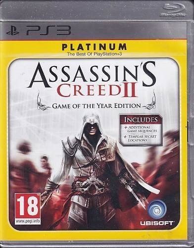 Assassins Creed II Platinum Game of the Year Edition - PS3 (B Grade) (Used) (eng)